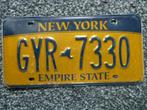 Kentekenplaat licenseplate New York Empire State 4 USA, Verzenden, Gebruikt, Auto's