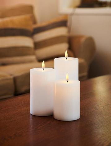 Sirius Sille LED kaars set 3 stuks wit - NIEUW beschikbaar voor biedingen