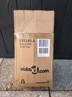 VidaXL zonnescherm driehoek 5x5x5m beige, Tuin en Terras, Zonneschermen, Overige typen, 450 cm of meer, Nieuw, Ophalen of Verzenden