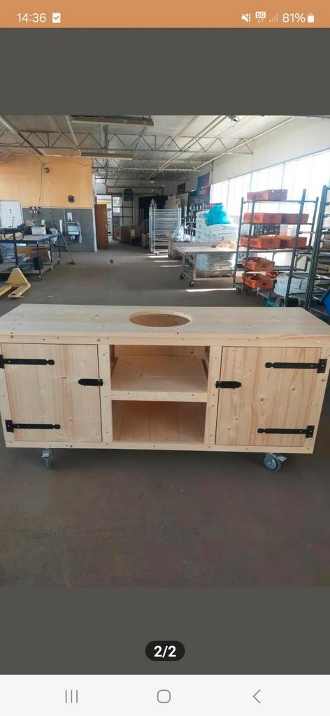 Buitenkeuken, Tuin en Terras, Buitenkeukens, Zo goed als nieuw, Houtskool, Ophalen of Verzenden