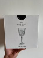 Blomus Amilio Wijnglazen Set van 2 - Nieuw, Overige materialen, Wit, Nieuw, Ophalen of Verzenden