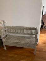 Houten bankje met opbergruimte, Antiek en Kunst, Antiek | Meubels | Stoelen en Banken, Ophalen
