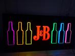 Prachtige grote lichtreclame J&B whisky, Ophalen of Verzenden, Nieuw, Lichtbak of (neon) lamp