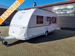 Knaus Sport 450 FU Dakairco, zonnepanelen,, Caravans en Kamperen, Caravans, Rondzit, Bedrijf, Overige typen, 4 tot 5 meter