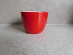 Mok 7x9 cm. Rood Royal Raja Douwe Egberts, Huis en Inrichting, Ophalen of Verzenden, Zo goed als nieuw, Overige stijlen, Kop(pen) en/of Schotel(s)