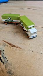 Herpa Fiat/Iveco vrachtwagen combinatie, schaal 1:87., Ophalen of Verzenden, Gebruikt, Bus of Vrachtwagen, Herpa