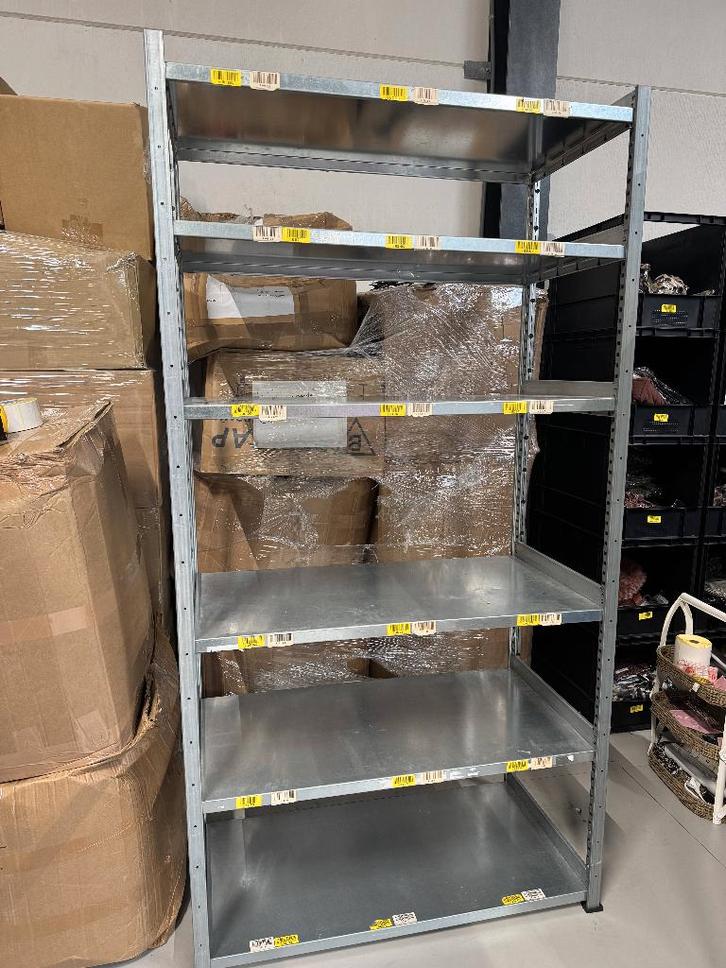 Metale stellingkast, Huis en Inrichting, Kasten | Stellingkasten, Gebruikt, Ophalen