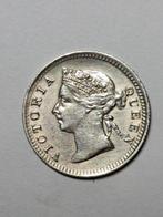 Straits Settlements 5 cent 1901 mooie kwaliteit, Verzenden, Zuidoost-Azië, Losse munt, Zilver