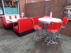 FIFTIES SIXTIES AMERIKAANSE  BARKRUKKEN + BEL AIR  BARTAFEL, Huis en Inrichting, Barkrukken, Ophalen, 5 krukken of meer, 60 tot 90 cm