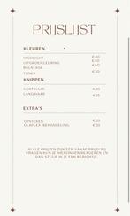 Kapper, Ophalen of Verzenden