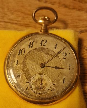 14 kt Gouden zak horloge - gemerkt  beschikbaar voor biedingen