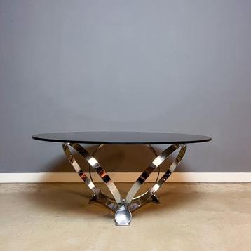 Smoked glas tafel, Knutt Hesterberg  beschikbaar voor biedingen