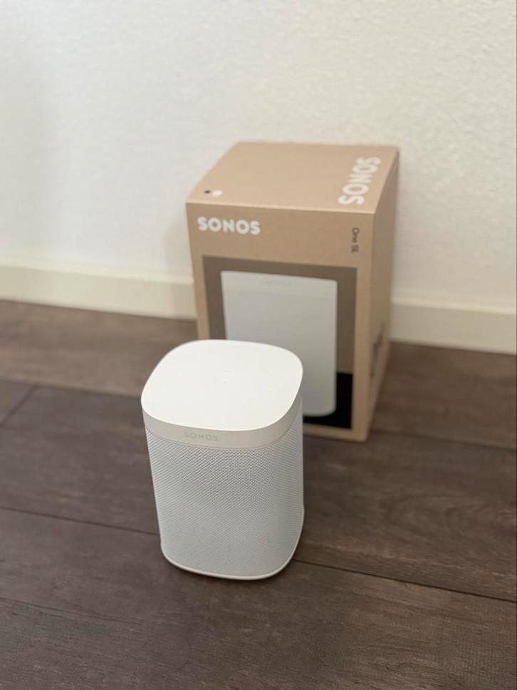 Sonos One SL | Wit | Zo Goed Als Nieuw!, Audio, Tv en Foto, Luidsprekers, Zo goed als nieuw, Front, Rear of Stereo speakers, Minder dan 60 watt
