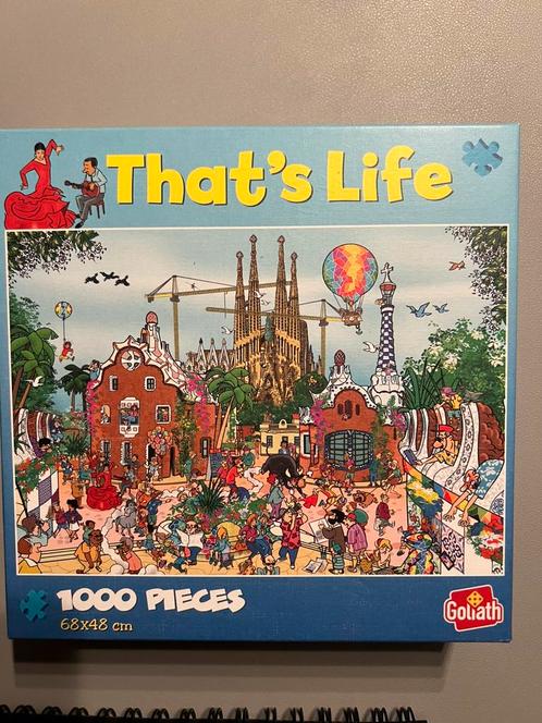That’s life puzzel 1000 stukjes, Hobby en Vrije tijd, Denksport en Puzzels, Zo goed als nieuw, Ophalen of Verzenden