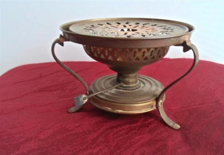 Koperen theelicht / oliekomfoor. Art Deco. 1925 - 1935., Antiek en Kunst, Antiek | Koper en Brons, Koper, Ophalen of Verzenden