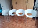 4x Sintesi Orbit Large - Italian Design - in perfecte staat, Huis en Inrichting, Stoelen, Ophalen, Modern Italian Design, Wit