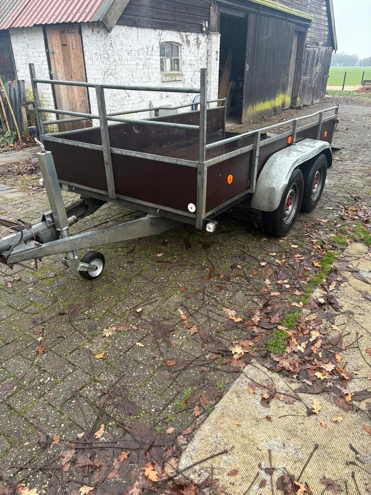 Aanhangwagen hapert met oprijplaten., Auto diversen, Aanhangers en Bagagewagens, Gebruikt, Ophalen