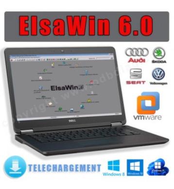 ELSAWIN 6.0 + ETKA 8.6 2025 VW AUDI SEAT SKODA USB STICK beschikbaar voor biedingen