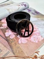 Riem van merk Emporio Armani, Ophalen of Verzenden, Zo goed als nieuw, Zwart, 95 tot 105 cm