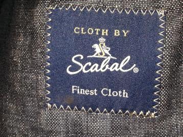  SCABAL  FINEST Cloth Colbert super pasvorm grijse 54