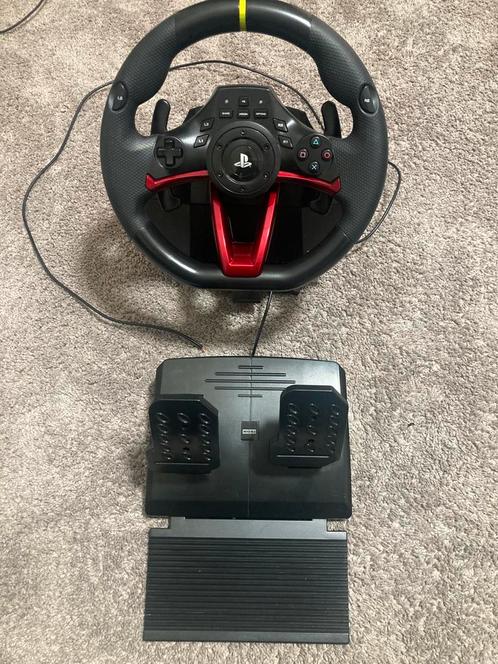 hori wireless race stuur, Spelcomputers en Games, Spelcomputers | Sony PlayStation Consoles | Accessoires, Zo goed als nieuw, PlayStation 1
