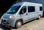 Peugeot Boxer L4h2 2012 zilver evt. zelfbouw camper, Voorwielaandrijving, Euro 5, Stof, Zwart