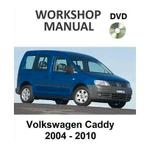 Volkswagen Caddy 2004-2010 Workshop manual op DVD in PDF, Verzenden
