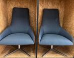 2 x Andreu World -  Alya loungestoel - Blauw - ZGAN!, Ophalen of Verzenden, Zo goed als nieuw, 75 tot 100 cm, 50 tot 75 cm