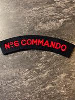 Replica straatnaam UK No.6 Commando, Verzamelen, Militaria | Tweede Wereldoorlog, Embleem of Badge, Engeland, Landmacht, Verzenden