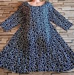 MAGNA  Zwart/Wit Print A-Lijn Tuniek/Jurk, maat 50/52, Kleding | Dames, Grote Maten, Verzenden, Blouse of Tuniek, Zwart, Magna