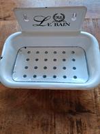 Vintage Emaille Zeepbakje 'Le Bain', Antiek en Kunst, Antiek | Emaille, Ophalen of Verzenden