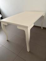 Wit hoogglans eettafel  140cmlengte  90 cm breed 75 cm hoog, Huis en Inrichting, Tafels | Eettafels, Ophalen, 50 tot 100 cm, Zo goed als nieuw