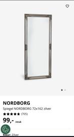 NORDBORG Spiegel 72x162 zilver, Ophalen, Nieuw, 150 tot 200 cm, Rechthoekig