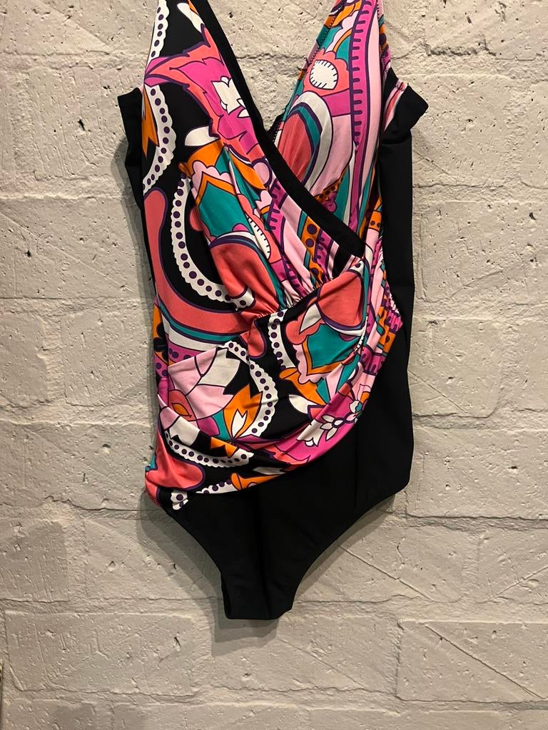 Miradonna badpak maat 44 NIEUW!! Nu €45,-, Kleding | Dames, Badmode en Zwemkleding, Ophalen of Verzenden, Nieuw, Zwart, Badpak