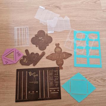 Diverse templates voor scrapbooking/snailmail 10st. beschikbaar voor biedingen