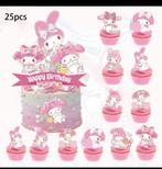 My Melody taart set, Ophalen of Verzenden, Nieuw, Versiering, Verjaardag