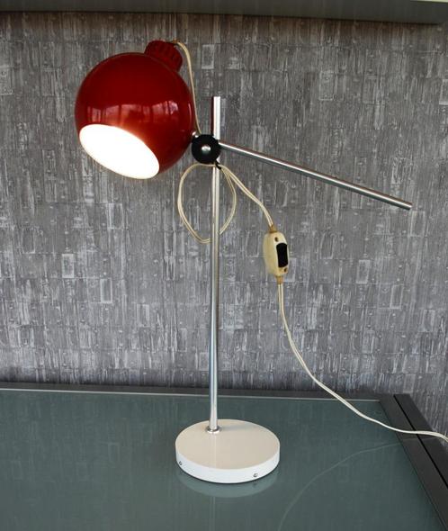 ​Lamp met aluminium stangen Retro Space age Vintage, Antiek en Kunst, Curiosa en Brocante, Ophalen of Verzenden