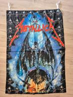 Metallica vlag, art banner, 137x94 cm, >24 jaar oud, Ophalen, Gebruikt