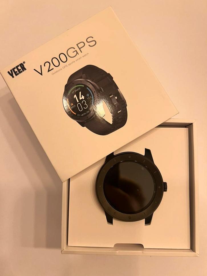 YEER V200GPS – Outdoor GPS Sport Smartwatch, Sieraden, Tassen en Uiterlijk, Smartwatches, Nieuw, Android, Zwart, Afstand, Calorieverbanding