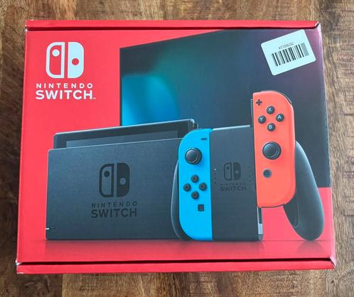 Nintendo Switch Red/Blue, Spelcomputers en Games, Spelcomputers | Nintendo Switch, Zo goed als nieuw, Switch Original, Zonder controller