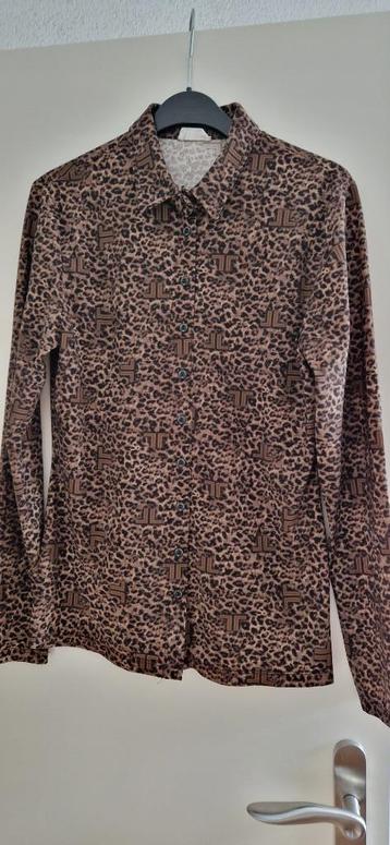 Jane Lushka panterprint, met logo, travelstof, mt L, ruim 38 beschikbaar voor biedingen