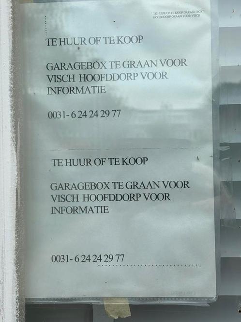 Garage GarageBox te Huur in Hoofddorp de Buurt van Station, Auto-onderdelen, Carrosserie en Plaatwerk, Ophalen of Verzenden