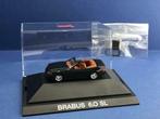 Herpa	25015	Mercedes-Benz SL 6.0 Brabus (R129) zwart	1/87, Hobby en Vrije tijd, Modelauto's | 1:87, Ophalen of Verzenden, Zo goed als nieuw
