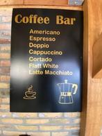 Koffiebord met koffieteksten, Huis en Inrichting, Ophalen of Verzenden, Zo goed als nieuw