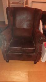 Gratis Bruine Fauteuil - Ophalen, Huis en Inrichting, Fauteuils, Ophalen, Gebruikt, 75 tot 100 cm, 50 tot 75 cm
