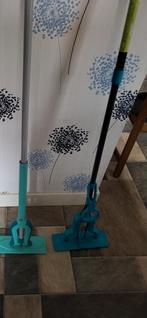 2 Vloer Dweil wis Stokken met  1 Doek, Ophalen of Verzenden, Mop of Dweil
