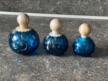 Vintage set Karl Lagerveld lege parfumflesjes Sun Moon Stars beschikbaar voor biedingen