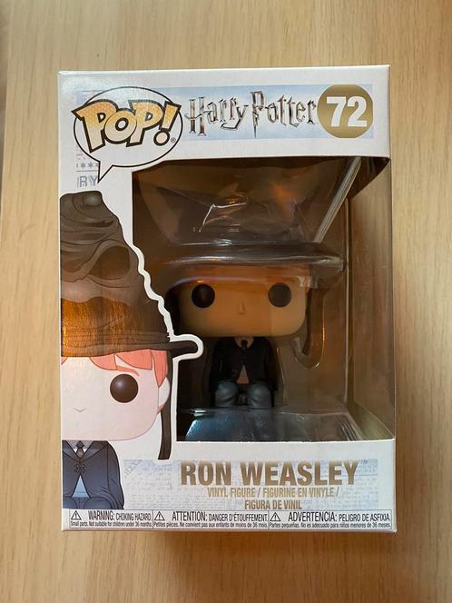 Funko Pop Harry Potter Ron Weasley sortinghead 72, Verzamelen, Harry Potter, Zo goed als nieuw, Actiefiguurtje, Ophalen of Verzenden