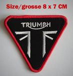 TRIUMPH logo black PATCH voor Tiger Speed Triple Trident 660, Verzenden, Nieuw