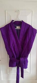 Garçonne violet paars vest/ bodywarmer L, Verzenden, Paars, Maat 42/44 (L), Zo goed als nieuw